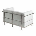 Le Corbusier LC3 Leather 2 Seater White Replica - Glicks Furniture