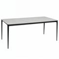 Megan Ceramic Dining Table 160cm White - Glicks Furniture