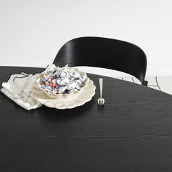 Tulip Oval Dining Table 200cm Black Ash Top Eero Saarinen Replica