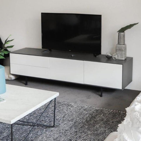 Argo Entertainment Unit 208cm Grey White