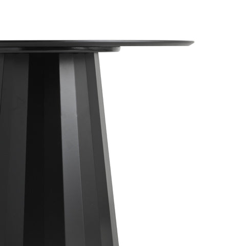 Cooper 100cm MDF Dining Table Black - Glicks Furniture