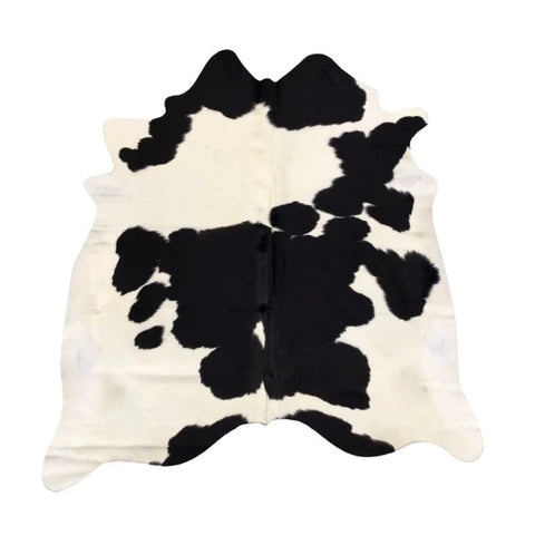 Cowhide Rug Black and White - Glicks Furniture