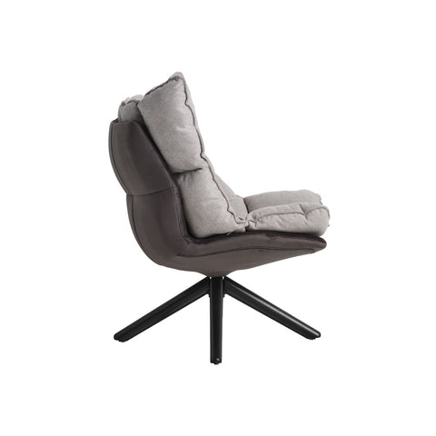 Husk Replica Swivel Chair Grey Fabric - Glicks Furniture