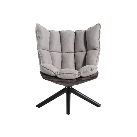 Husk Replica Swivel Chair Grey Fabric - Glicks Furniture