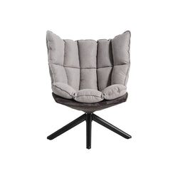 Husk Replica Swivel Chair Grey Fabric