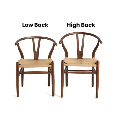 Wishbone CH24 Dining Chair Low Back Replica