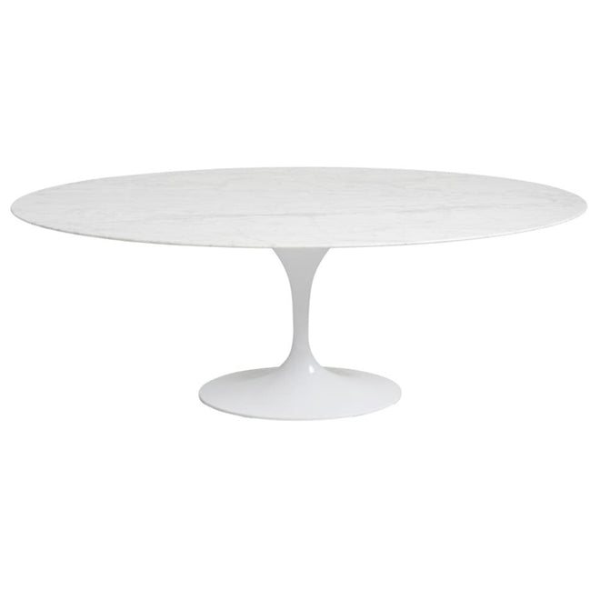 Tulip Oval Dining Table 170cm Marble Eero Saarinen Replica