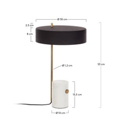 Lucien Table Lamp measurement