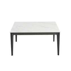 Megan Ceramic Coffee Table 90cm White