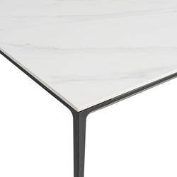 Megan Ceramic Dining Table 140cm White