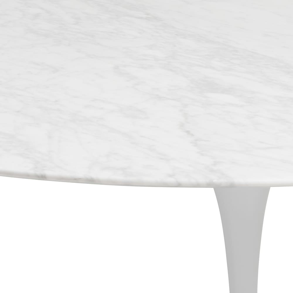 Replica Tulip Dining Table | Oval with Marble Top | Glicks Furniture