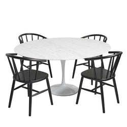 Tulip Dining Table Round Marble 150cm Eero Saarinen Replica