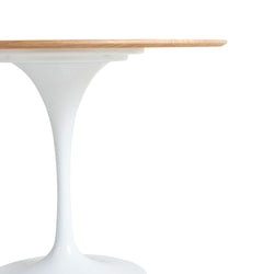 Tulip Dining Table Ash Veneer Top 120cm Eero Saarinen Replica