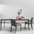 Megan Ceramic Dining Table 140cm Grey - Glicks Furniture
