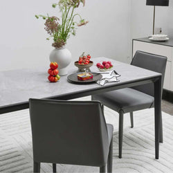Megan Ceramic Dining Table 180cm Grey