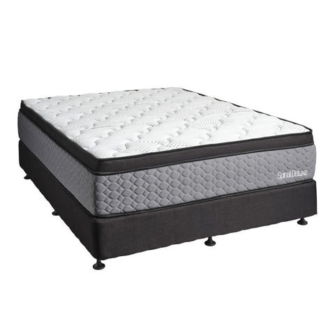 Spinal Deluxe Double Mattress And Base - Glicks Furniture