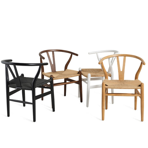 Wishbone CH24 Dining Chair Low Back Replica - Glicks Furniture