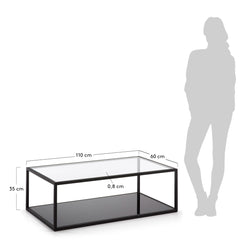 Asher Rectangle Coffee Table 110cm