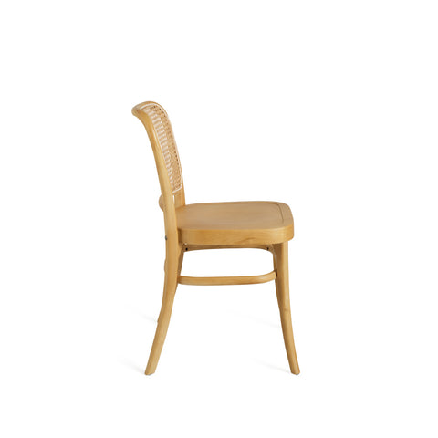 Hoffmann no 811 Replica Dining Chair Antique Natural Wood Seat